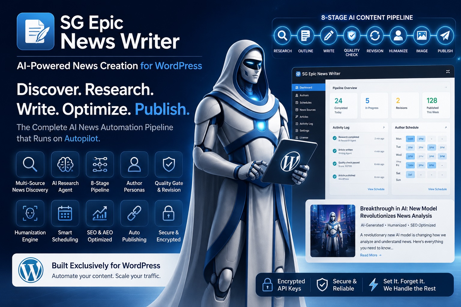 SG Epic News Writer